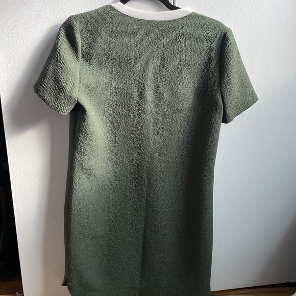 *4 for $20* Green and white Sandro shirt dress size 1 - Picture 5 of 5